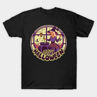 Happy Halloween Witch T-Shirt